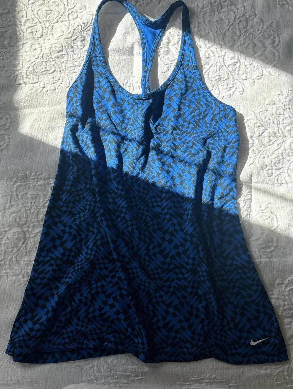 Nike Blue retired tank top, sz medium